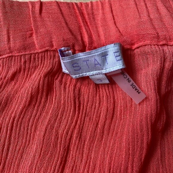 𝅺1. State Top Off the Shoulder "Poppy Petal" Small - Picture 5 of 7